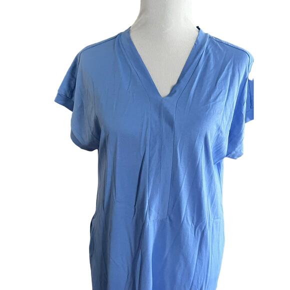Pluto Lenny Morning Gown Sleep Dress Night Lingerie •Women 38/S• Blue Portugal - Picture 4 of 10